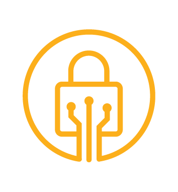 Cybersecurity and AI icon